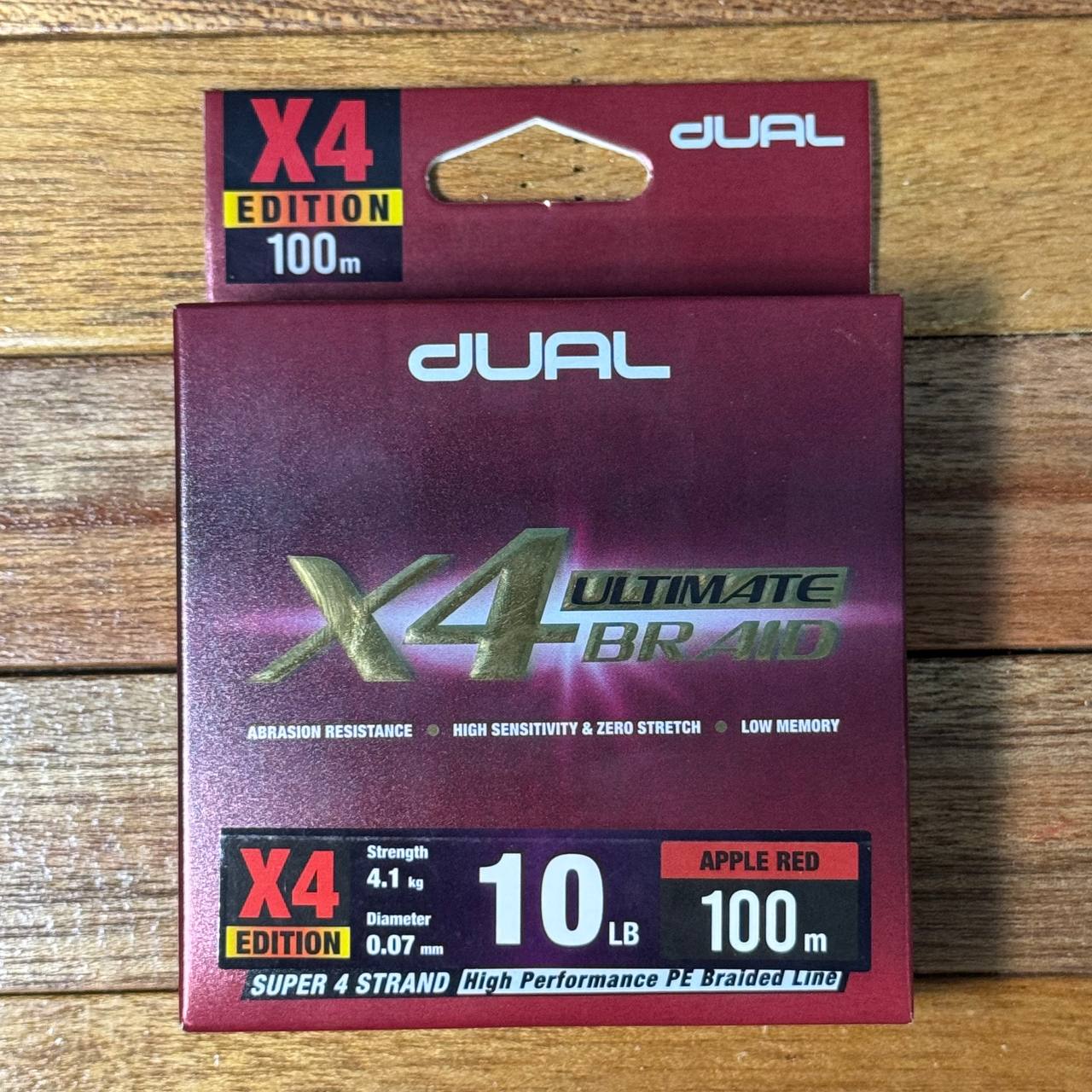 Dual Ultimate X4 Braided Fishing Line for casting