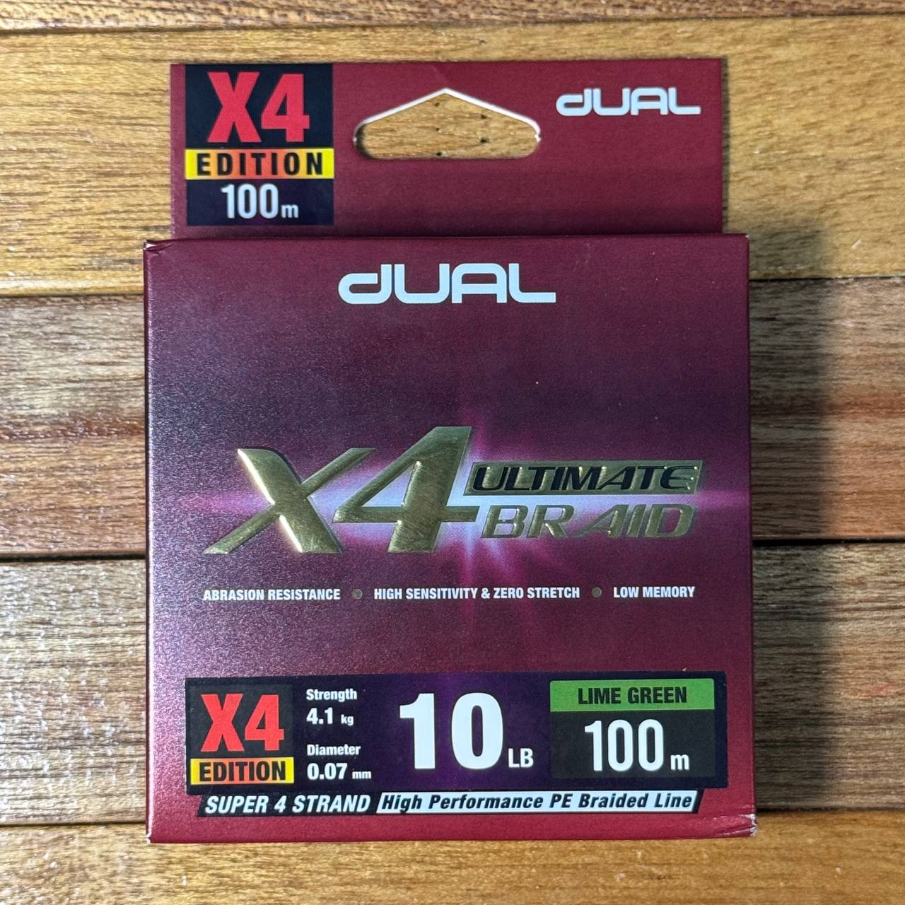 Dual Ultimate X4 Braided Fishing Line for casting