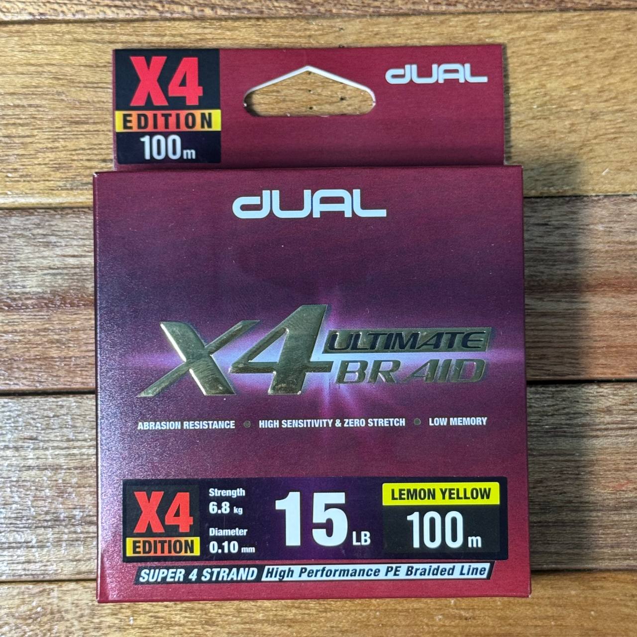 Dual Ultimate X4 Braided Fishing Line for casting