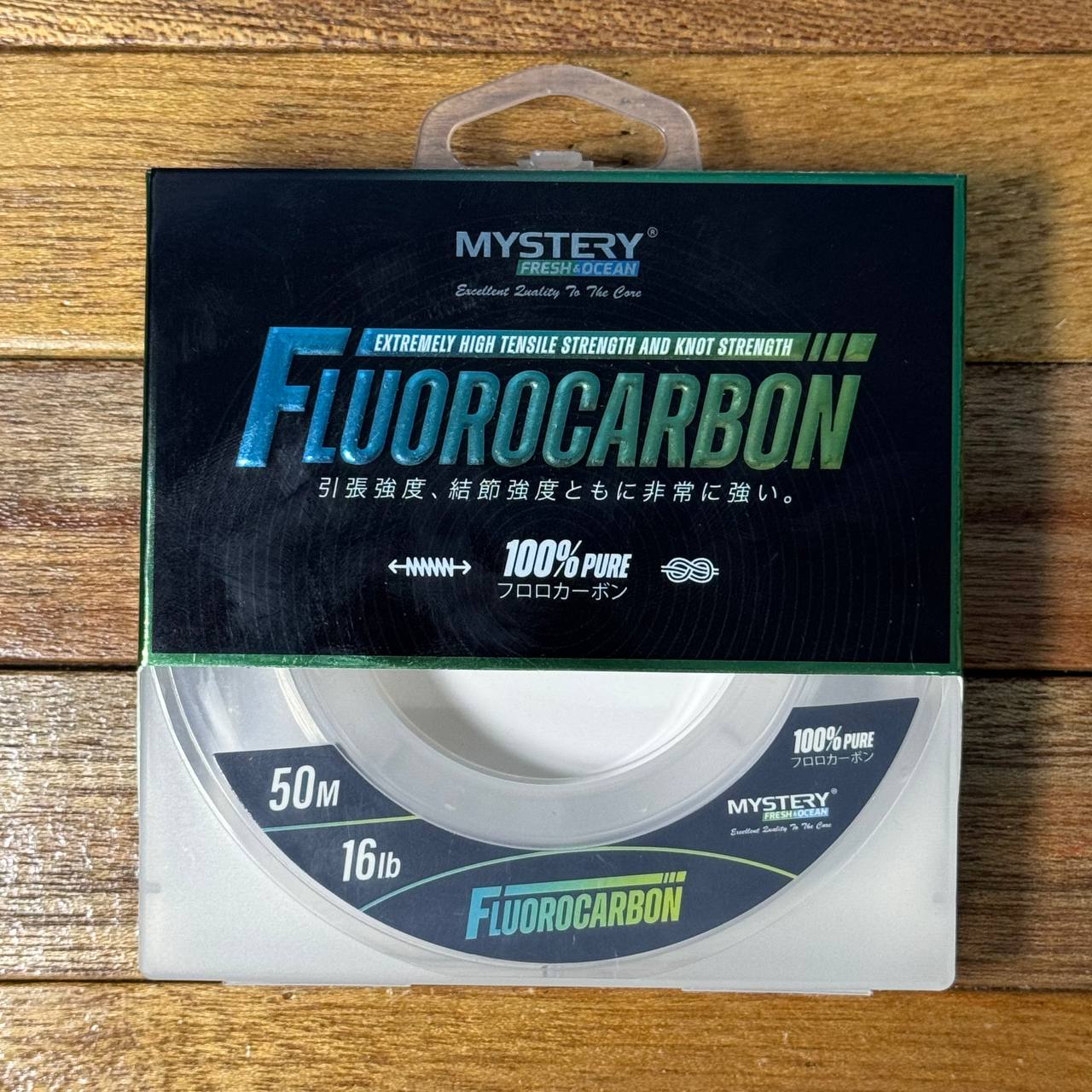Leader 100% Fluorocarbon by Mystery Fresh & Ocean for jigging and casting