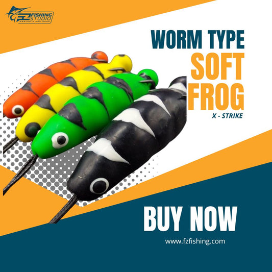 X-Strike Ulat worm type soft frog