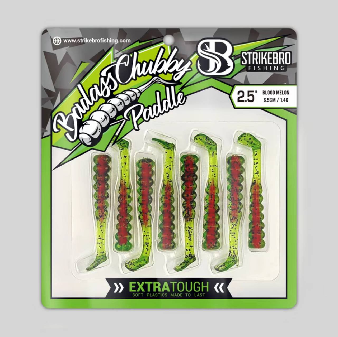 Soft Plastic Badass Chubby Paddle by Strikebro