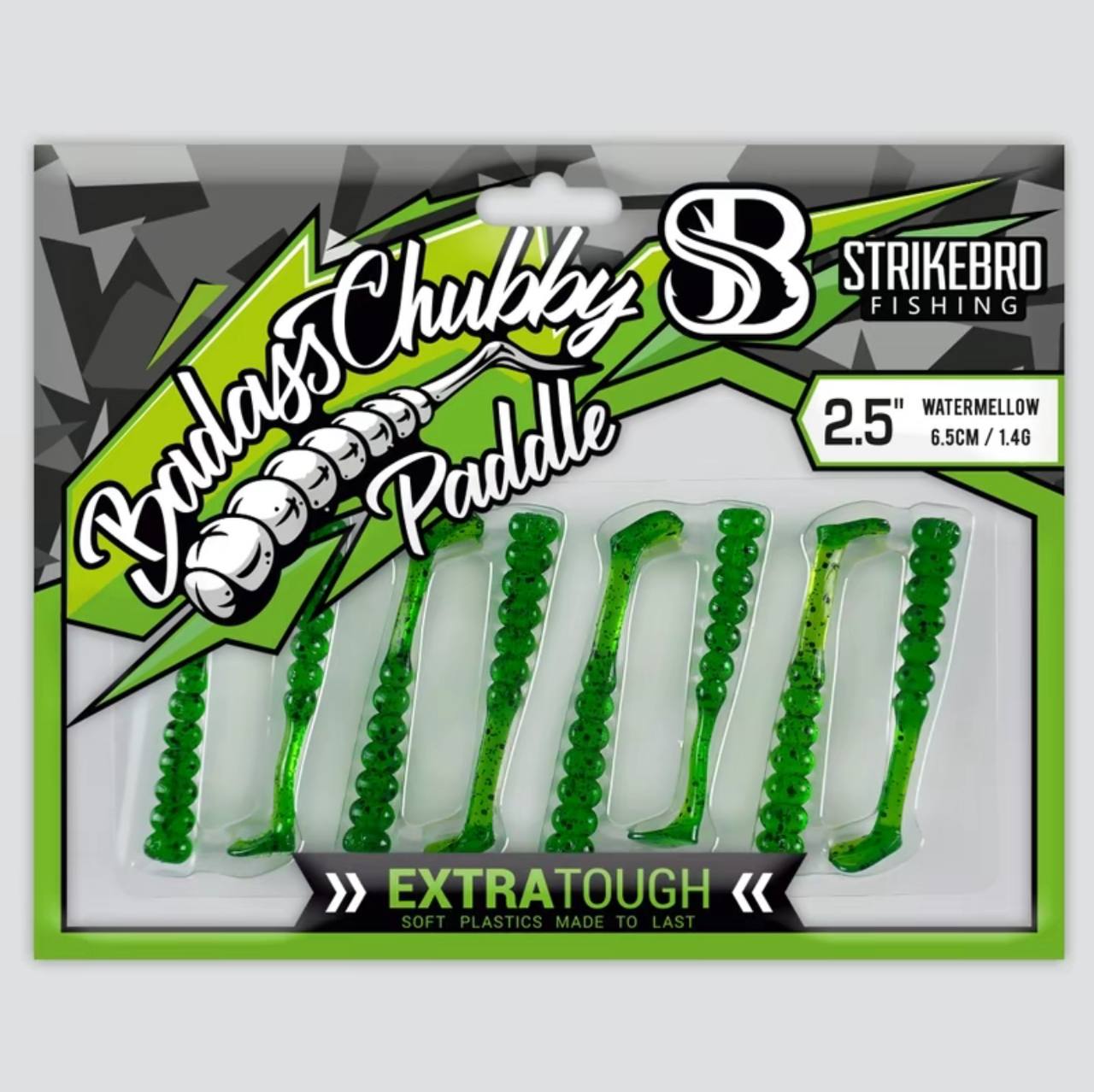 Soft Plastic Badass Chubby Paddle by Strikebro
