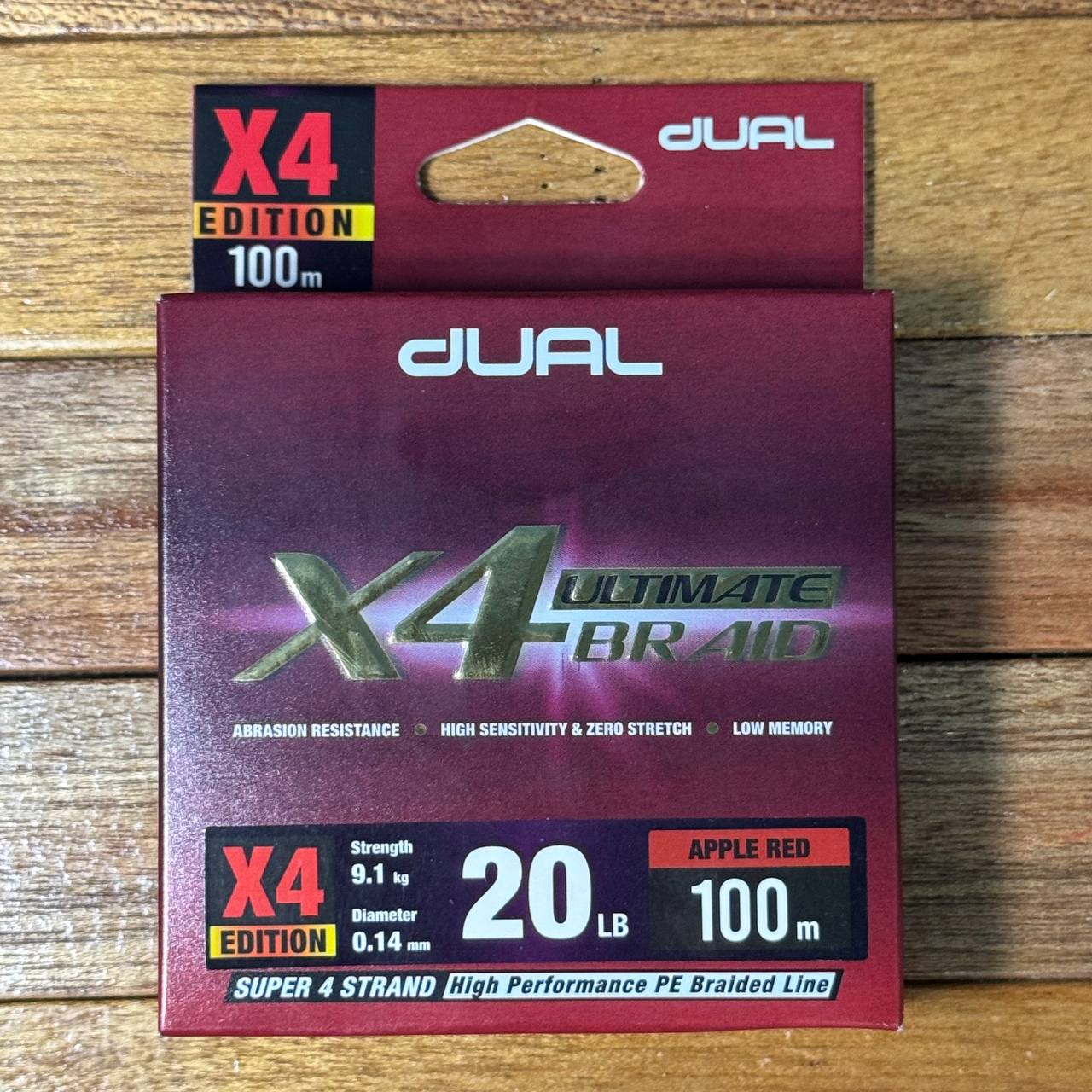 Dual Ultimate X4 Braided Fishing Line for casting