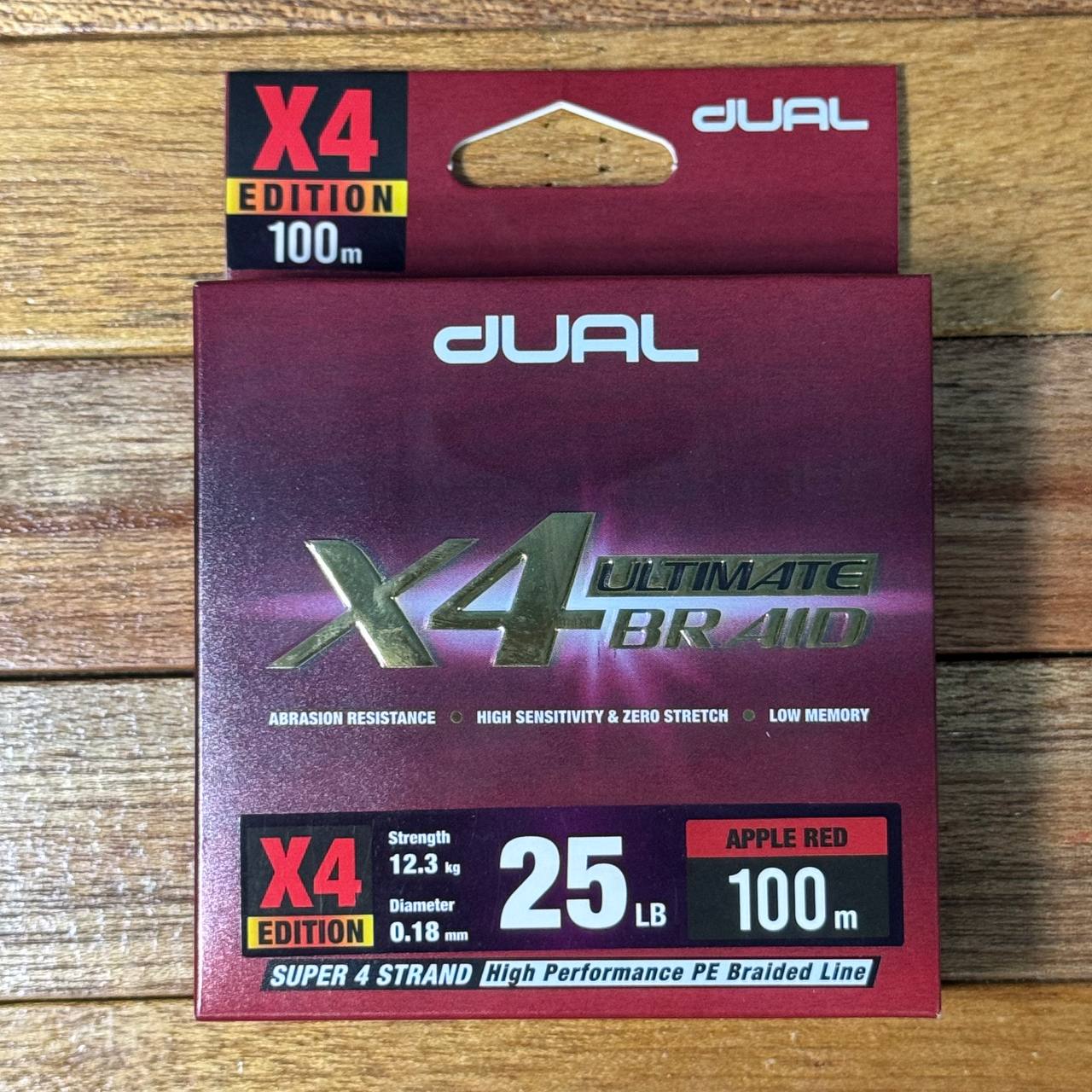Dual Ultimate X4 Braided Fishing Line for casting