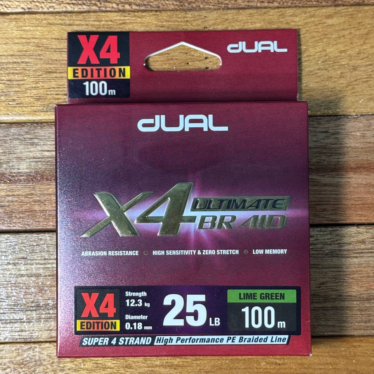 Dual Ultimate X4 Braided Fishing Line for casting