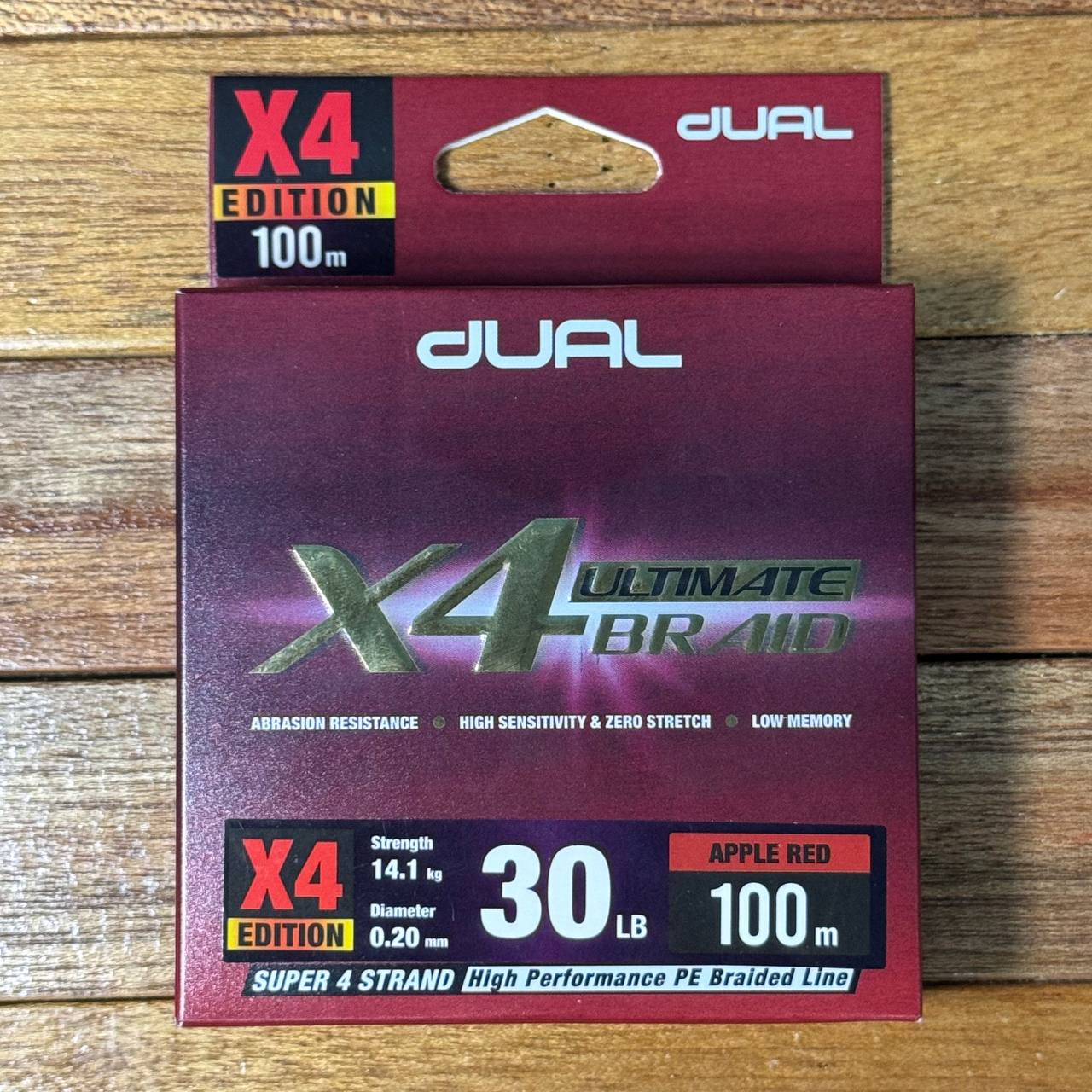 Dual Ultimate X4 Braided Fishing Line for casting