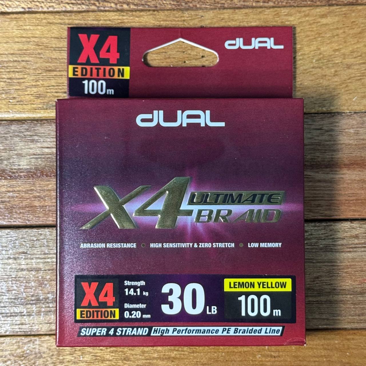Dual Ultimate X4 Braided Fishing Line for casting