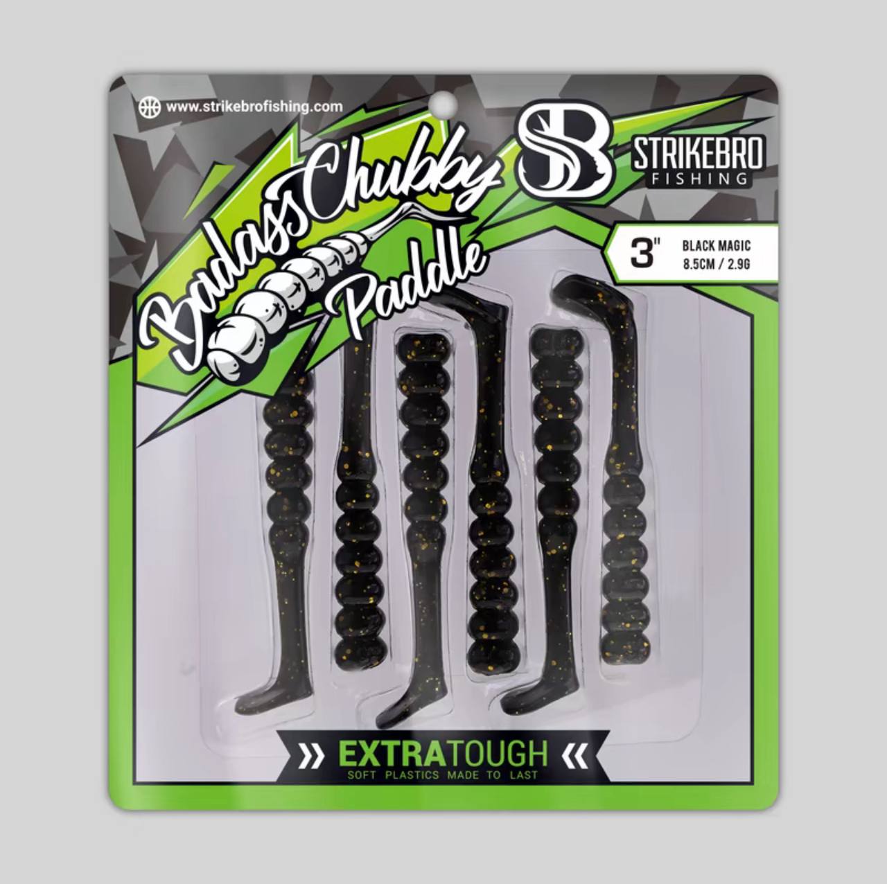 Soft Plastic Badass Chubby Paddle by Strikebro