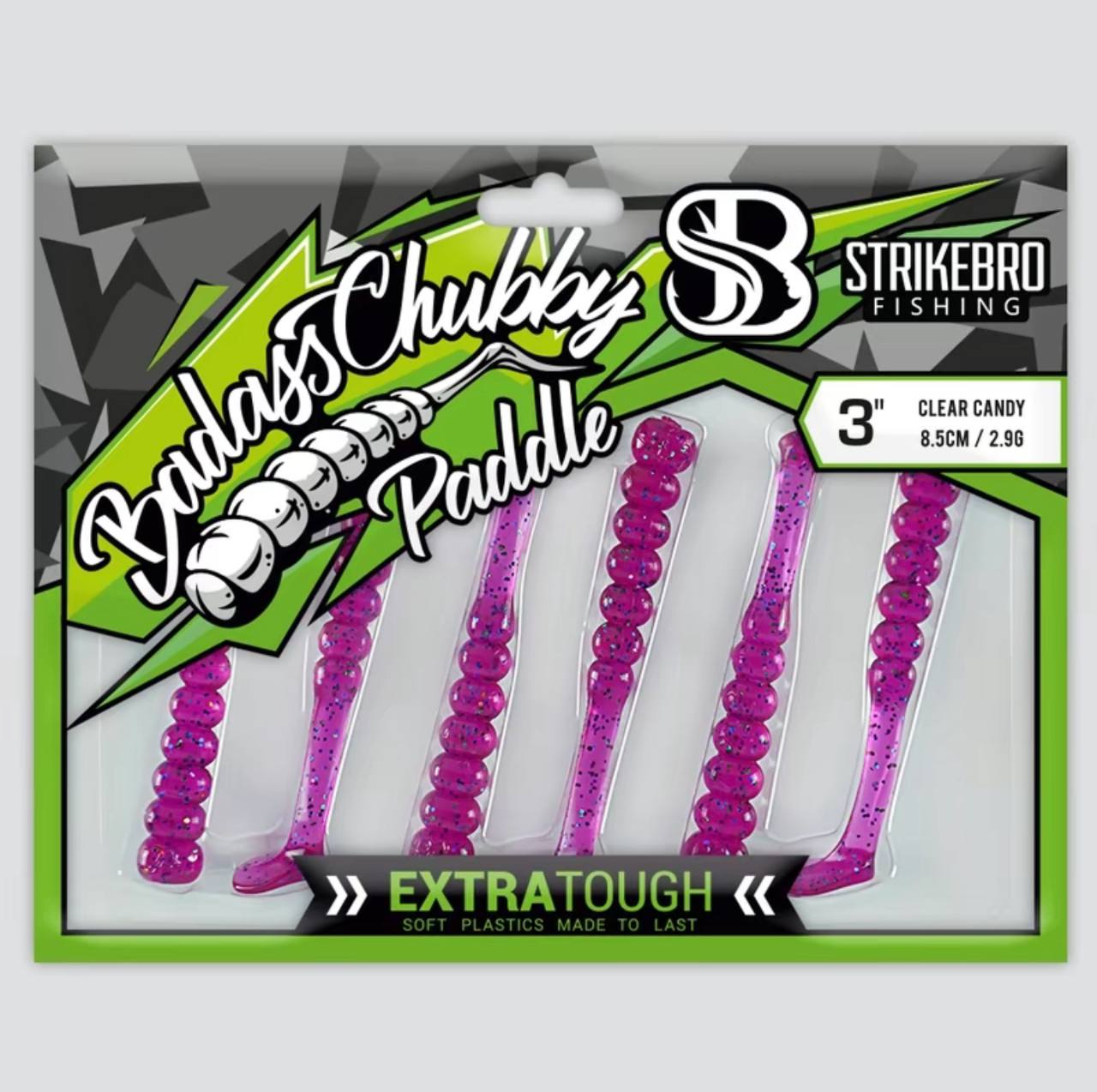 Soft Plastic Badass Chubby Paddle by Strikebro
