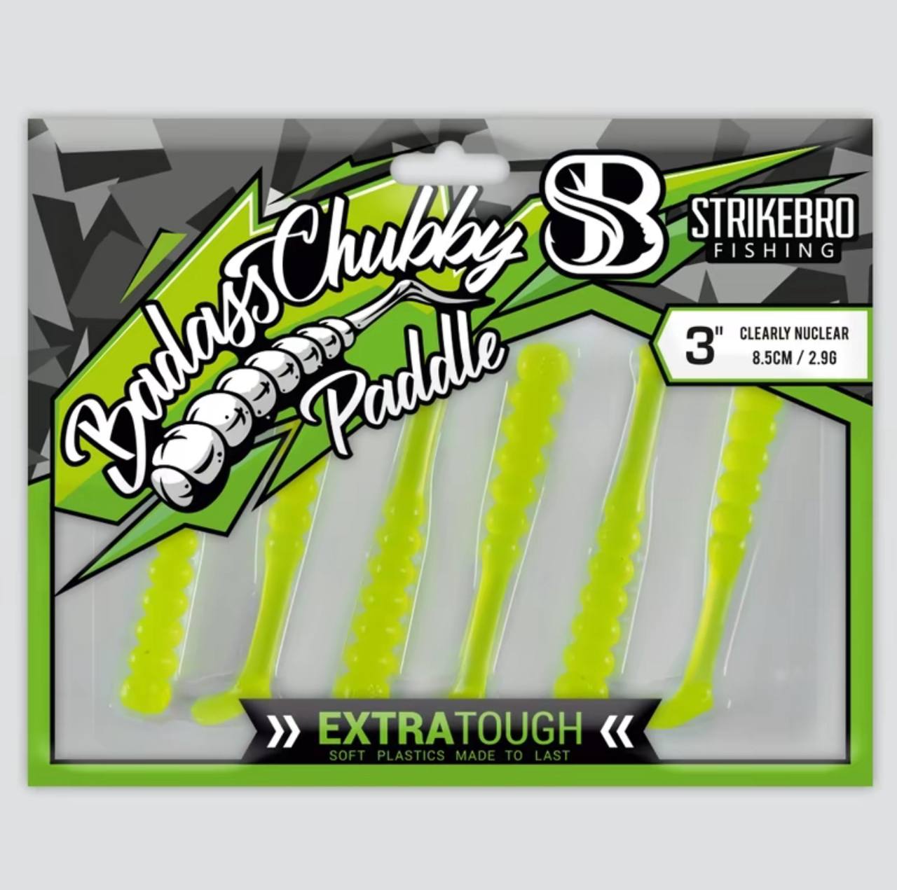 Soft Plastic Badass Chubby Paddle by Strikebro