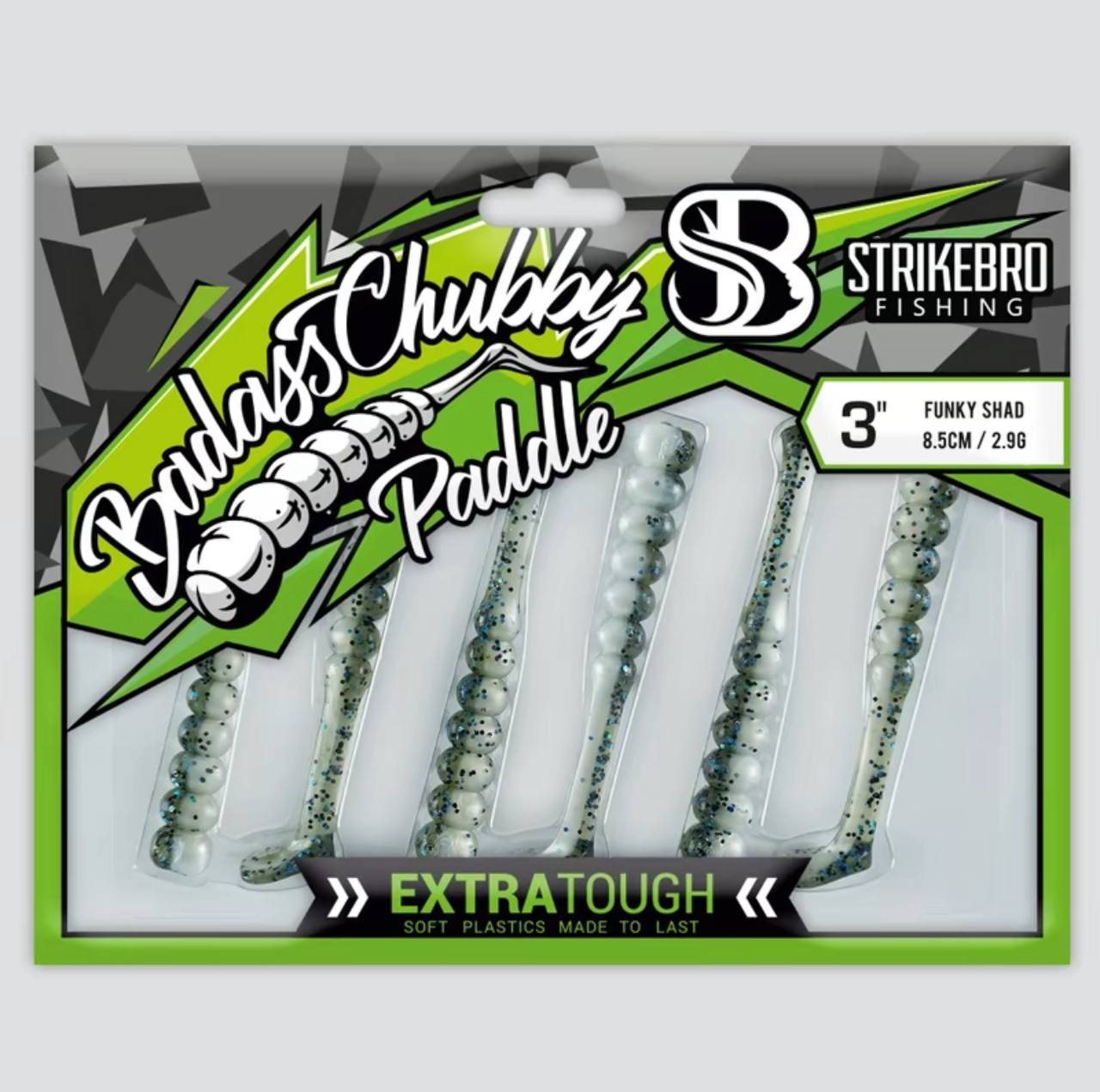 Soft Plastic Badass Chubby Paddle by Strikebro