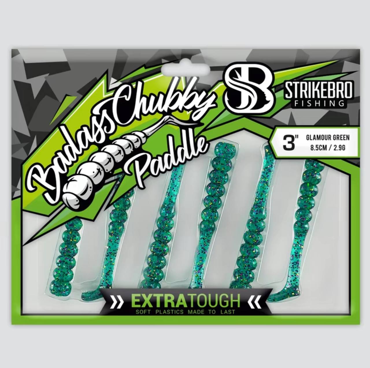 Soft Plastic Badass Chubby Paddle by Strikebro