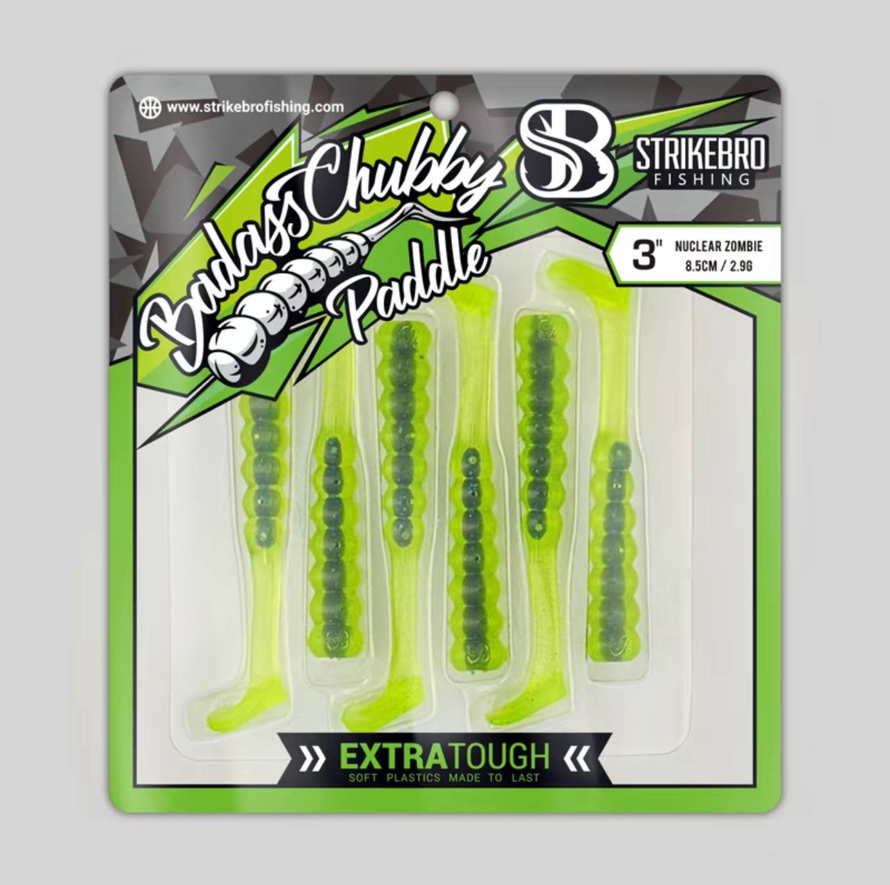 Soft Plastic Badass Chubby Paddle by Strikebro