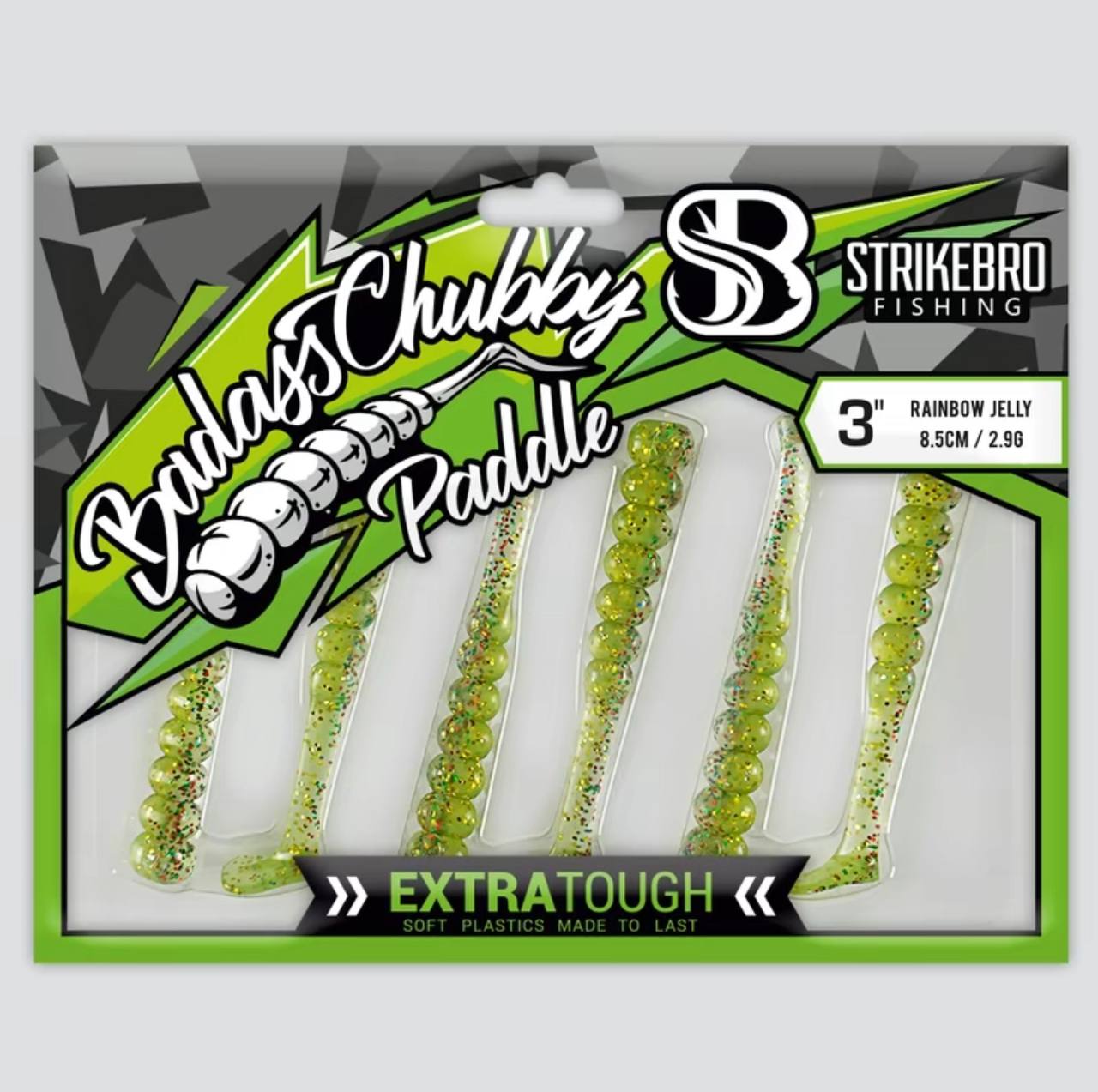 Soft Plastic Badass Chubby Paddle by Strikebro