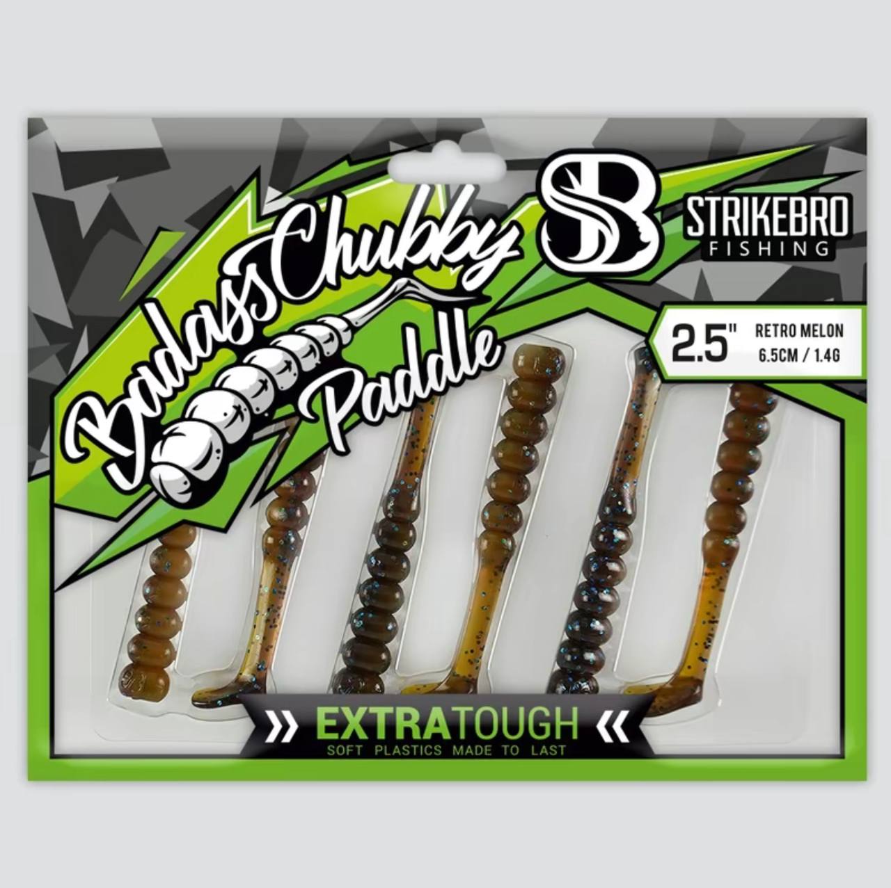 Soft Plastic Badass Chubby Paddle by Strikebro