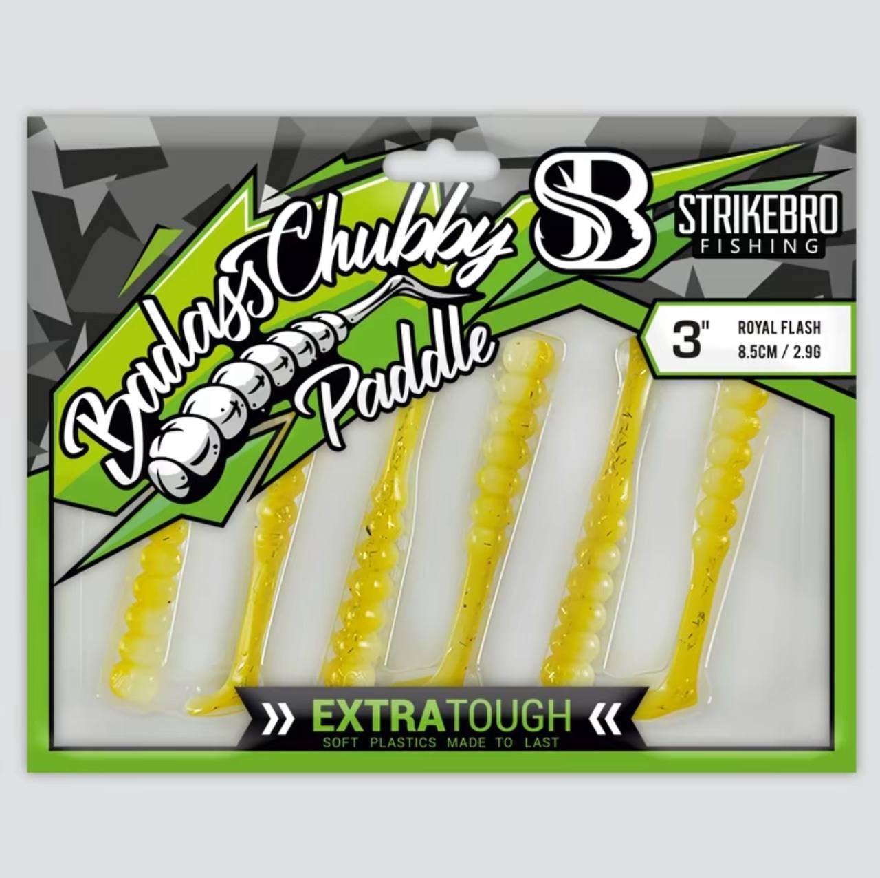 Soft Plastic Badass Chubby Paddle by Strikebro