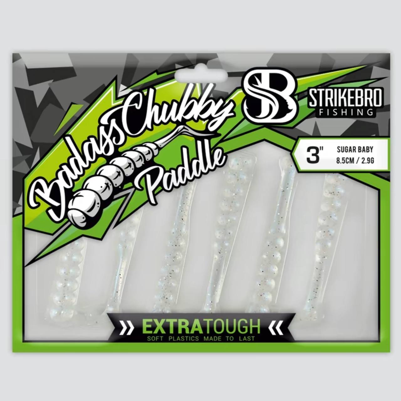Soft Plastic Badass Chubby Paddle by Strikebro