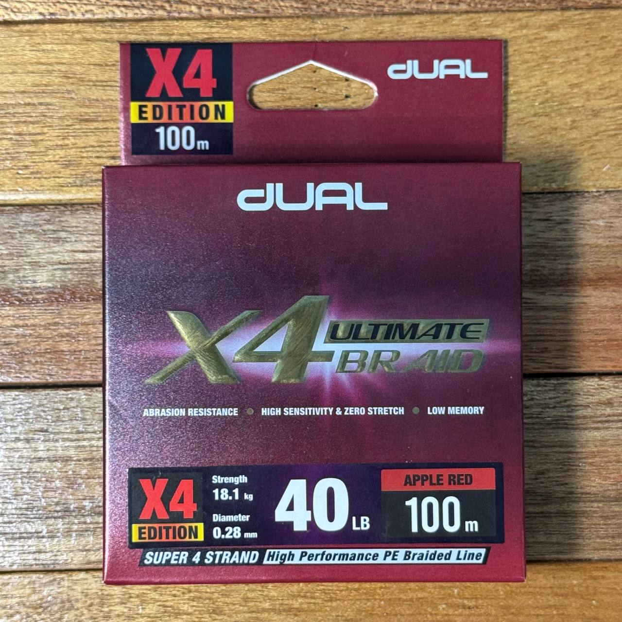 Dual Ultimate X4 Braided Fishing Line for casting