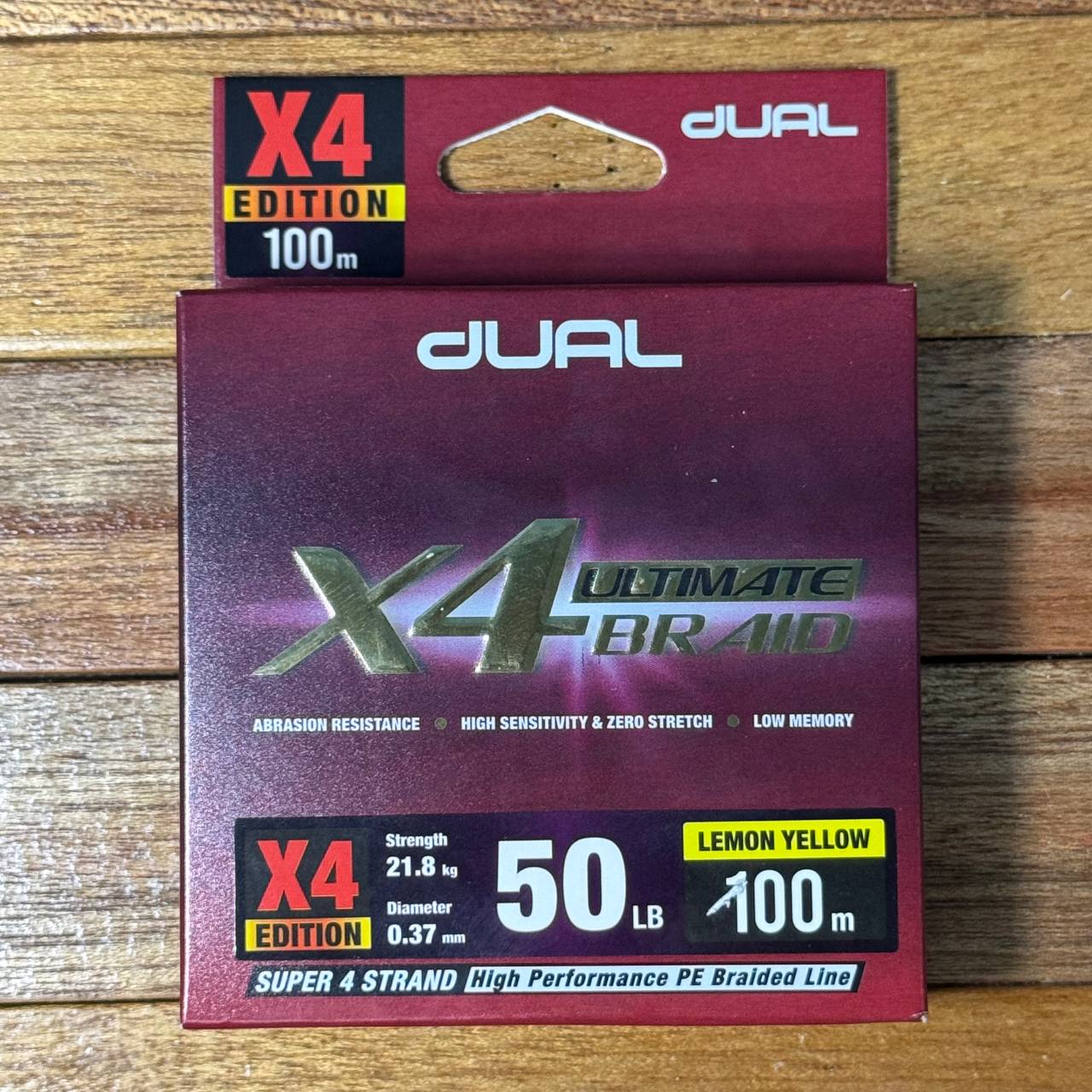 Dual Ultimate X4 Braided Fishing Line for casting