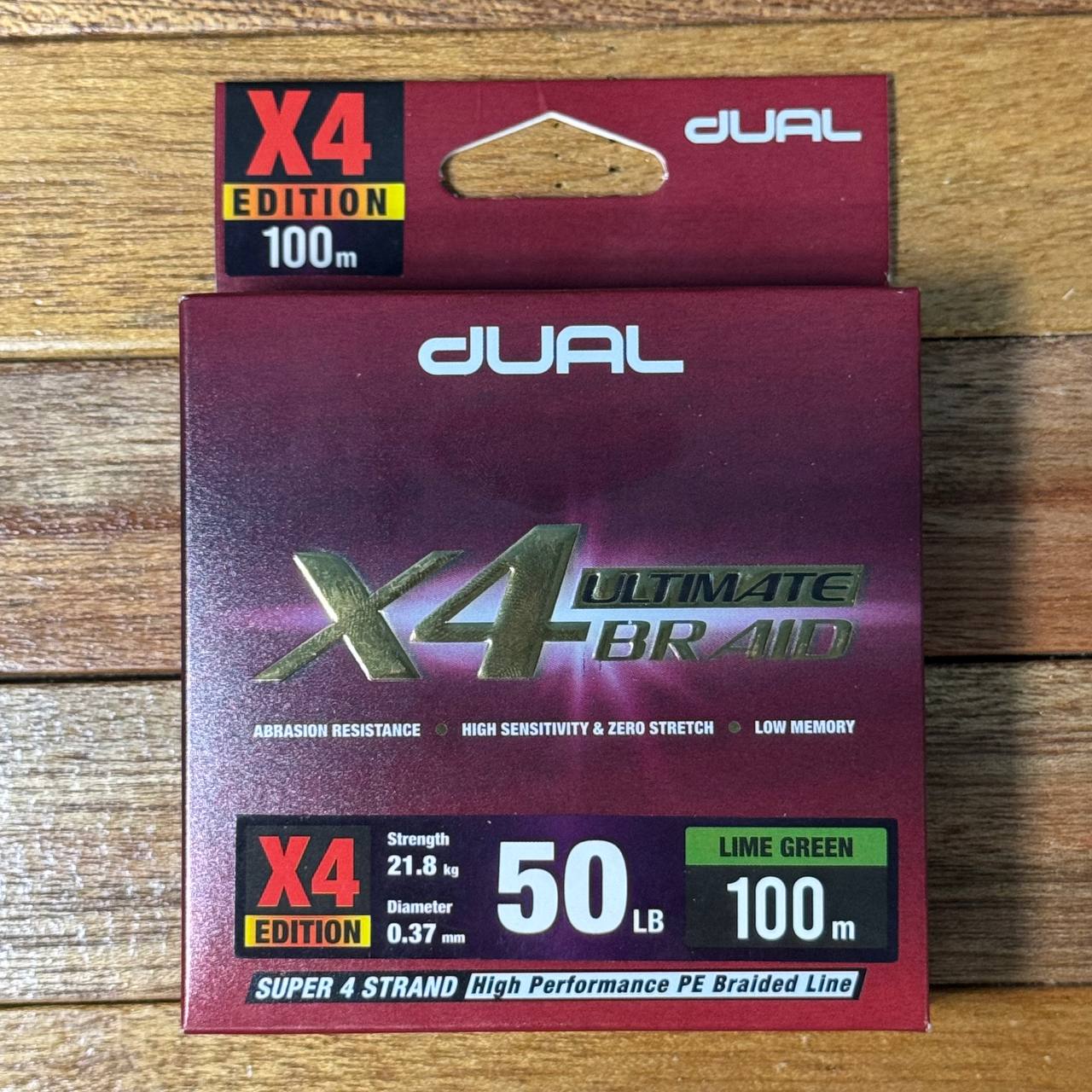 Dual Ultimate X4 Braided Fishing Line for casting