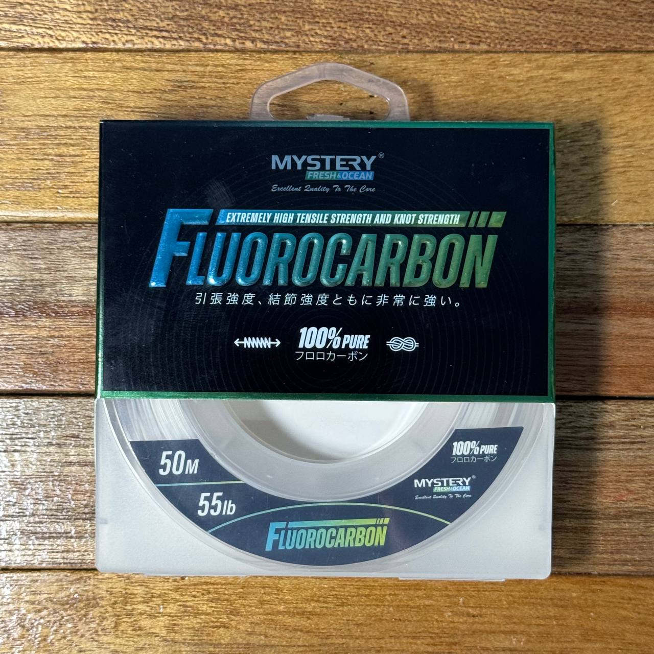 Leader 100% Fluorocarbon by Mystery Fresh & Ocean for jigging and casting