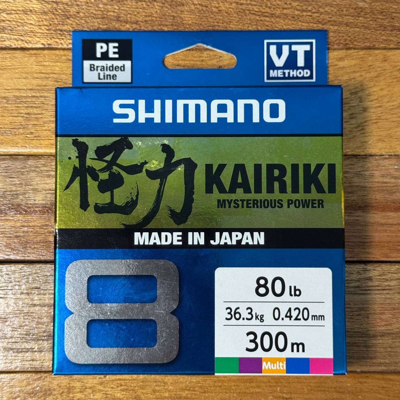 Kairiki Mysterious Power X8 Braid by Shimano for casting