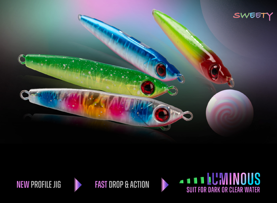 Sweety Jig 40g, 60g, 80g by Mystery Fresh & Ocean