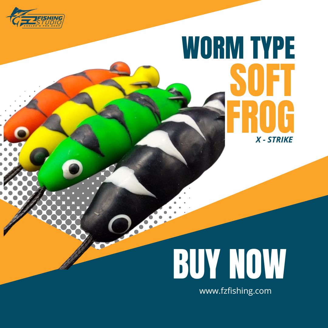 X-Strike Ulat worm type soft frog