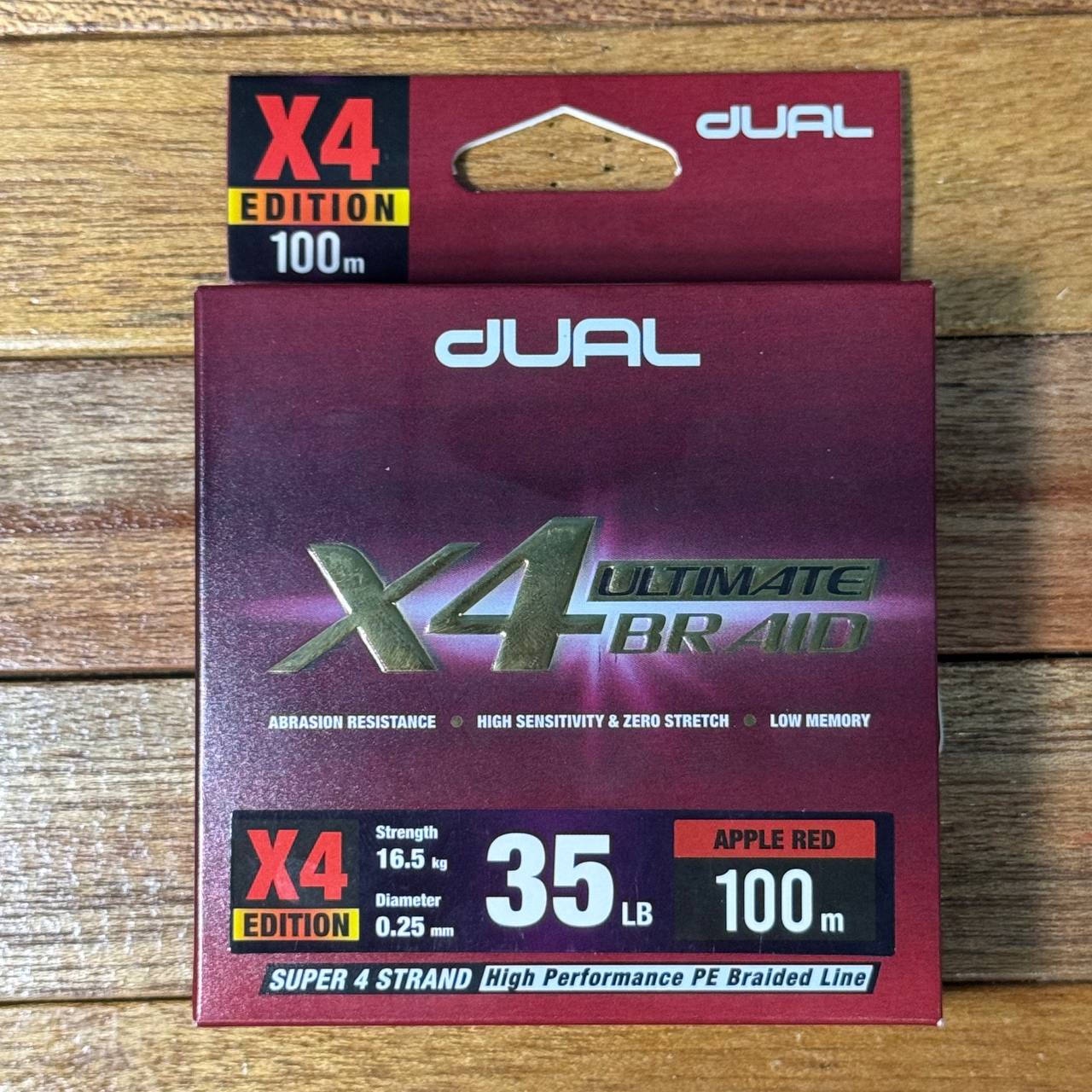 Dual Ultimate X4 Braided Fishing Line for casting
