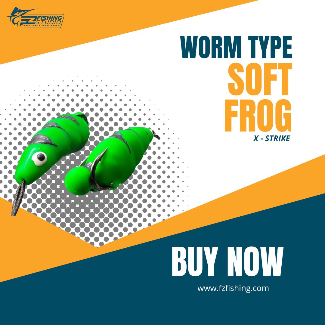 X-Strike Ulat worm type soft frog