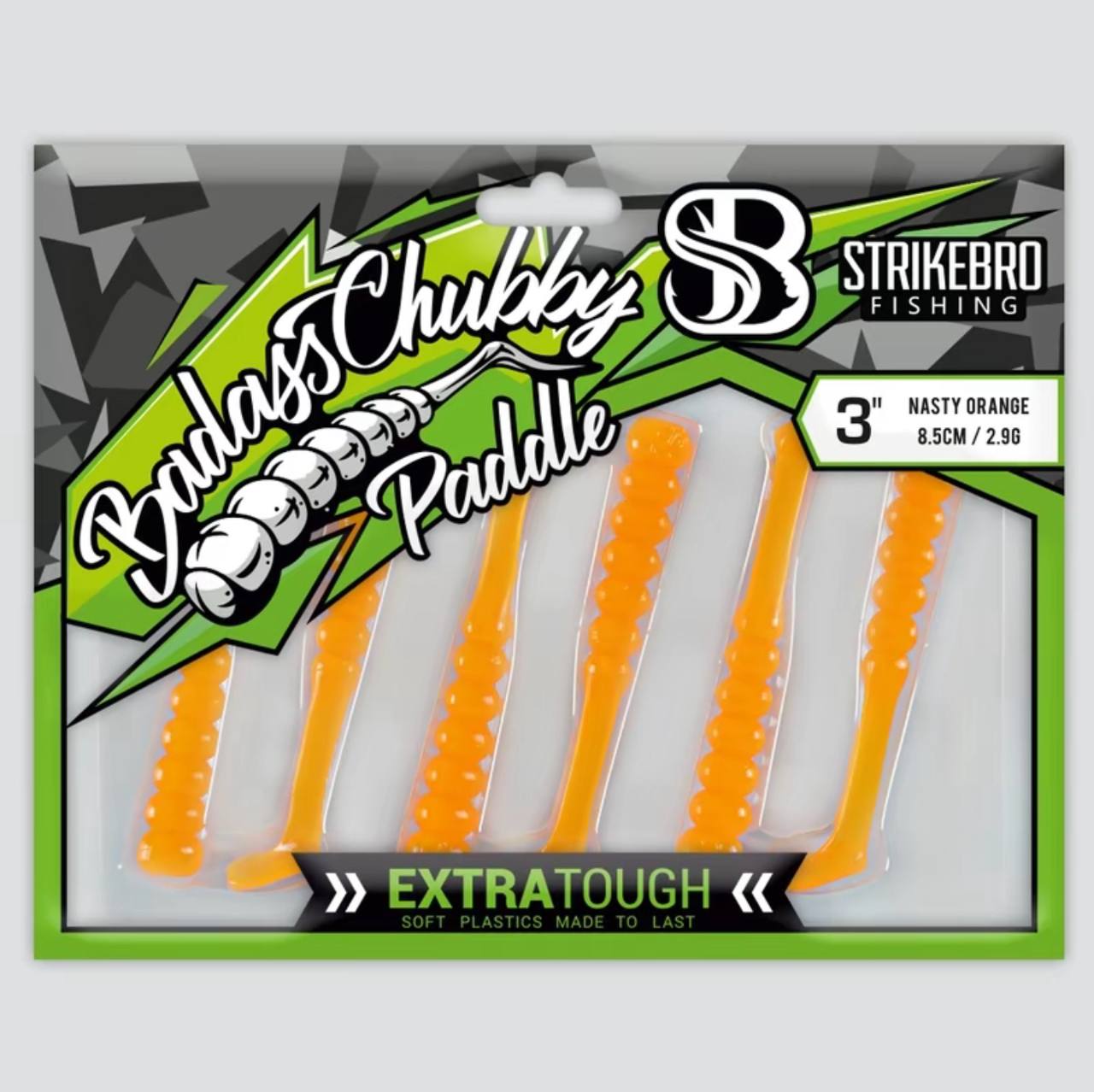 Soft Plastic Badass Chubby Paddle by Strikebro