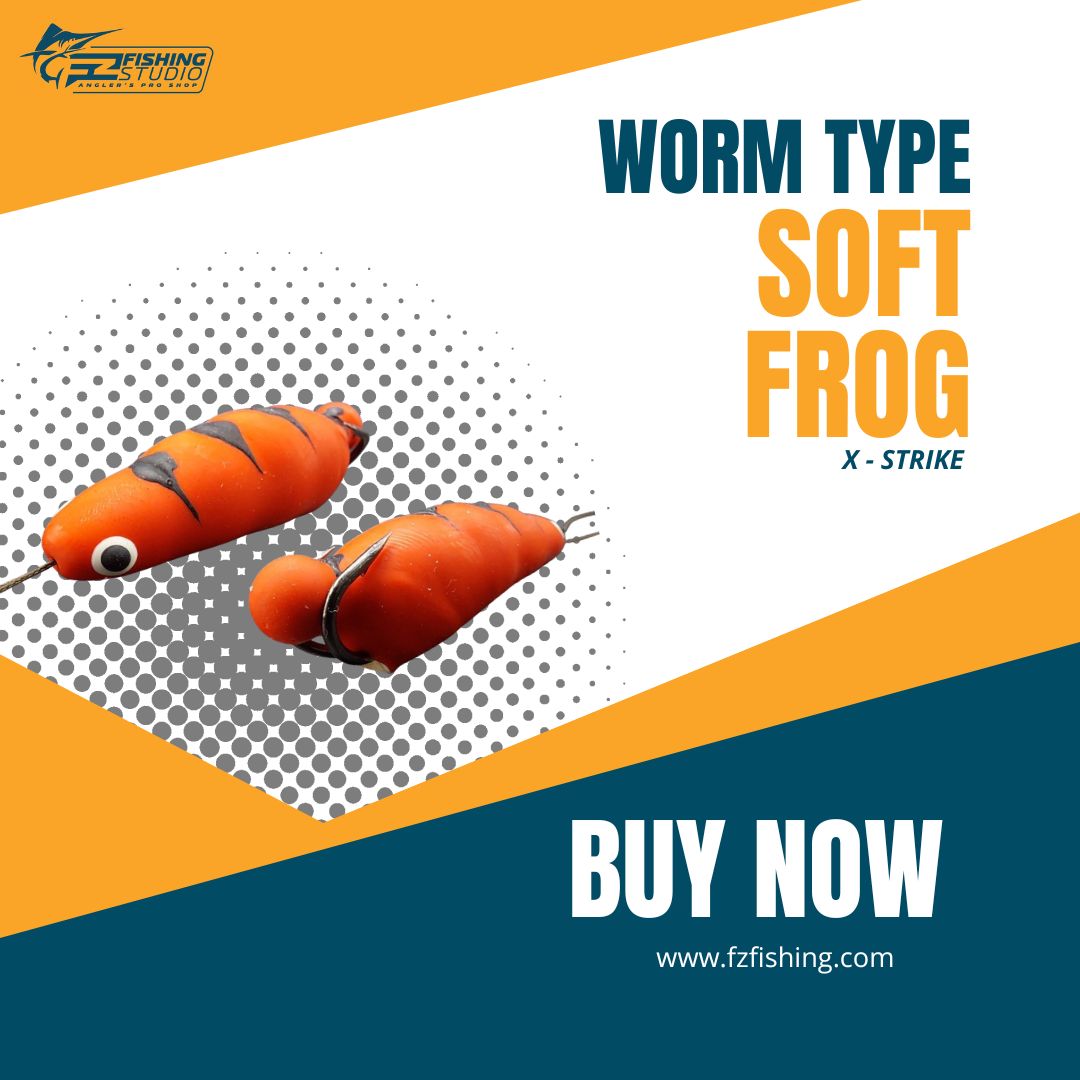 X-Strike Ulat worm type soft frog