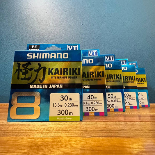Kairiki Mysterious Power X8 Braid by Shimano for casting