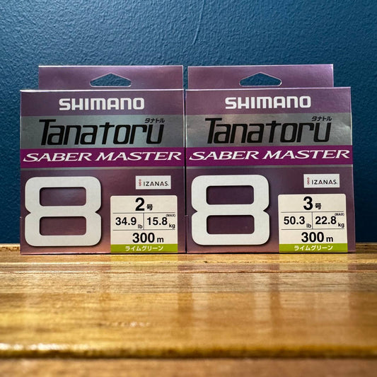 Tanatoru Saber Master Braid X8 by Shimano for jigging