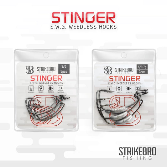 Stinger Weedless Hook by Strikebro